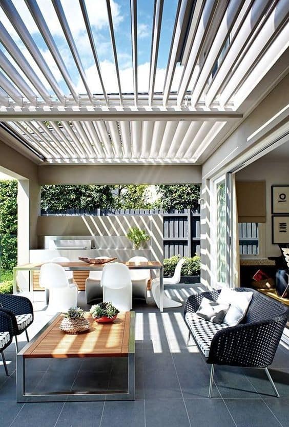 Bioclimatic pergola modelleri